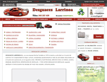 Tablet Screenshot of desguaceslarrinoa.com